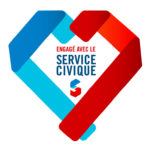 Logo de l'Agence du Service Civique partenaire de l'ANCV